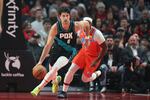 FILE - Portland forward Deni Avdija, shown in this Nov. 30, 2025 file photo, led the Blazers with 25 points, 14 assists and eight rebounds in a 121-118 loss at Toronto on Dec. 2, 2025