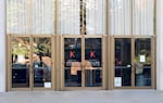 The front doors of Keller Auditorium in Downtown Portland. The historic venue is designated an unreinforced masonry building. A recent study by the city revealed that the building is in dire need of seismic upgrades.