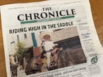 The front page of one of the final editions of The Chronicle.