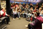 David Pilgrim speaks to a high school class at the Jim Crow Museum of Racist Memorabilia in Michigan on Jan. 21, 2015. Pilgrim said the museum's mandate is to "create an environment where people can not just talk about race, race relations, and racism in intelligent ways, but that we start from an accurate understanding of the past."