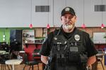 Gresham Police Lieutenant Jeff Miller at the Rosewood Initiative.
