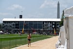 There will be several viewing areas for ticket holders along the National Mall.