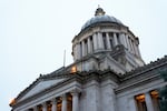 The Capitol building is seen on the first day of the legislative session at the Washington state Capitol Monday, Jan. 8, 2024 in Olympia, Wash.