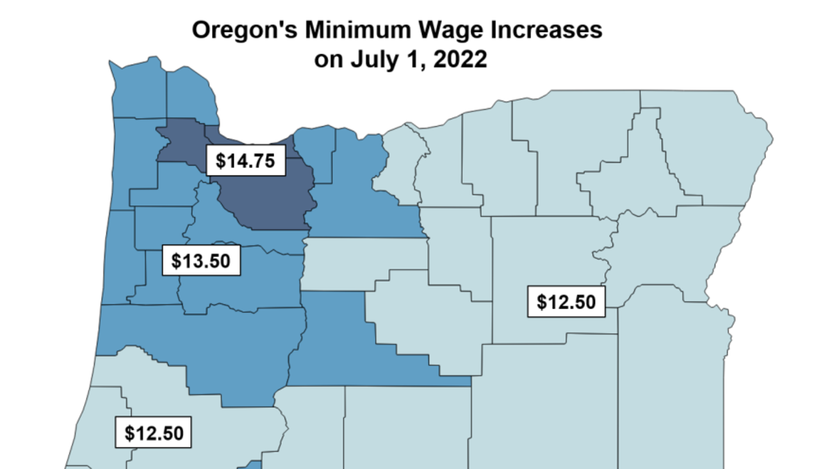 Oregon’s minimum wage set to increase July 1 OPB