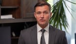 Oregon Attorney General Dan Rayfield fielded questions from reporters during a video news conference Monday, July 13, 2026, after the state joined 11 other states, suing to block Paramount's merger with Warner Bros.