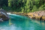 Anglers fish the North Umpqua River outside of Roseburg, Ore.