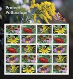 The U.S. Postal Service is releasing its new Protect Pollinators Forever stamps this week. ©2017 USPS