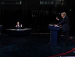 Chris Wallace moderated the debate between Trump and Biden on Sept. 29, 2020, in Cleveland.