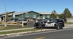Emergency responders on the scene at Silver Rail Elementary School, in Bend, Ore., following reports of an active shooter, Oct. 15, 2026.