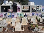 Residents say they added this new extension of the Jenin refugee camp graveyard after fighting escalated following the Oct. 7 Hamas-led attack on Israel.