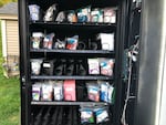 Harm reduction vending machines can be tailored for the items each program or clinic wants to distribute, and contains temperature controls to help preserve medications like Narcan.