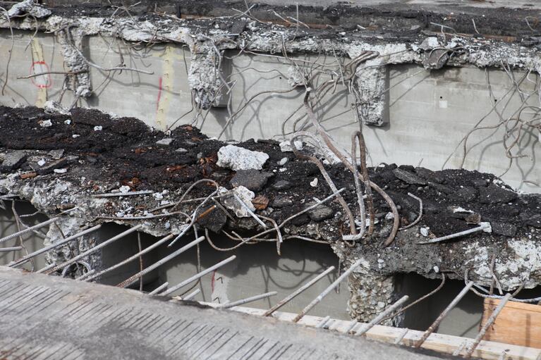 Crews began dismantling the old Sellwood Bridge after a farewell ceremony on Feb. 25, 2016. The bridge was a safety hazard.