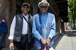 Veteran musician Calvin Walker (left) is one of the narrators of The Albina Soul Walk. Paul Knauls (right) owned the legendary Portland jazz and R&B venue the Cotton Club.