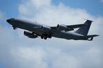 FILE - A U.S. Air Force KC-135 Stratotanker refueling tanker aircraft takes off from the Kadena Air Base airfield in Kadena town, west of Okinawa, southern Japan, Wednesday, Aug. 30, 2023. (AP Photo/Hiro Komae, File)