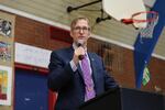 Portland Mayor Ted Wheeler at a public inauguration ceremony on Jan. 4, 2017.