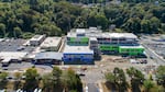 FILE A provided photo from August 2026 showing Columbia Memorial Hospital under construction. The Federal Emergency Management Agency has released more than $14 million in funding for major renovations to Astoria’s largest hospital. Hospital construction had already begun when the Trump administration suspended a FEMA grant program last year. 