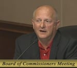 Clackamas County commissioner Jim Bernard is running for county chair in the May 2016 election. Here he's pictured at a commission meeting on April 28, 2016.