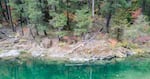 Steelhead hang out in Big Bend Pool on Steamboat Creek.