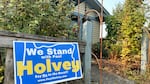A sign in Lane County shows support for state Rep. Paul Holvey