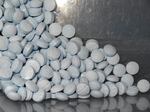 FILE - This undated file photo provided by the U.S. Attorneys Office for Utah and introduced as evidence at a trial shows fentanyl-laced fake oxycodone pills collected during an investigation.
