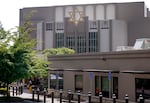The outside of Congregation Neveh Shalom in Portland, Ore. on June 12, 2025.