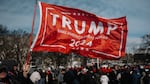 Pro-Trump supporters gather at the National Mall before the inauguration of the President Trump on January 20 in Washington, DC.