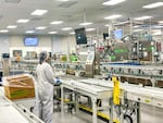 Edesia Nutrition factory floor in Rhode Island, where Plumpy'Nut is produed.