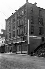 This image from 1922, shows the Baldwin Hotel in Klamath Falls.