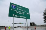 The new I-5 interstate Exit 16 opens today. The $32 million renovation was paid for by the Cowlitz tribe who are set to open a new casino later this month.