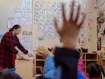 Selma Herndon Elementary School kindergarten teacher Diana Dickey starts the day each morning by asking students to share how they are feeling.