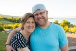 Denille Andrus hugs her son Joe Tanner in Bear Lake, Utah.
