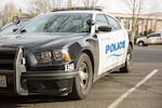 A Vancouver police car is pictured March 14, 2019, in Vancouver, Wash.