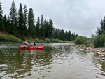 John Herzer, a fly-fishing guide of 35 years, has started booking paddling classes for some days in August instead of fishing trips. "Things are changing drastically so we're trying to find some alternatives to our trout fishing," he says.