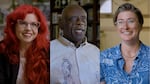 Pictured left to right: Kelly Sue DeConnick, Rupert Kinnard, and Sarah Shay Mirk interviewed by OPB for an Oregon Art Beat special.