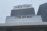 The marquee of The Off Beat, an all-ages concert venue in Portland's Kenton neighborhood, on Thursday, March 12, 2026.