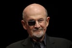 Novelist Salman Rushdie promotes the German-language edition of his book Knife: Meditations After an Attempted Murder in Berlin on May 16, 2024. In the book, Rushdie confronts the 2022 attack that left him blind in one eye.
