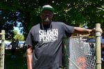 Northeast Portland resident Tyrelle Owens made 100 t-shirts with the phrase "I Am Shawn Penney" after the Good in the Hood Festival President was threatened in a racist letter.