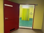 This is the entrance to the hospital in the Sonnenberg bunker.