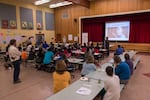 Parent outreach and engagement has been a major part of the 2025 project. In spring 2014, OPB hosted a thank you event and celebration for all of the students, families, and teachers associated with the projec.t