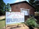 Michael Jennings is a pastor at this church in Sylacauga, Ala. Jennings was arrested while watering flowers at a neighbor's home in nearby Childersburg in May.