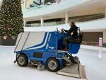 A zamboni driver