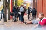 Portland’s Old Town district, Nov. 15, 2023. The district has struggled with homelessness, drug addiction, poverty and behavioral health issues. Under the state's formulate, Multnomah County would receive more than $80 million per year in support.