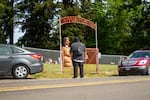 On Memorial Day, dozens of volunteers gathered at the Chemawa Cemetery to honor and clean the graves of the 175 children who died while under the care of the school. Photo taken on May 27, 2024.