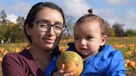 Ana del Rocio Valderrama and her 15-month-old son, Inti Guamani Tainca