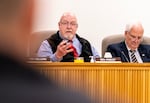 State Sen. Lynn Findley, R-Vale, left, said Thursday that the state's Department of Forestry had failed to keep lawmakers aware of escalating wildfire costs. 