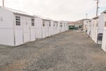 "Think Out Loud" visited the only shelter facility in all of Wasco County on December 13, 2022. The facility consists of 18 tiny homes nestled together in a fenced off area in The Dalles. Each of the homes is 64-square-feet and can accommodate two adults, with space for two beds and some shelves.