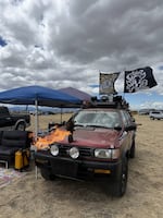 Beware the dragon with real flames on this Pathfinder at the Gambler 500 outside Madras, Oregon.