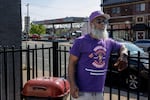 Marquise Bowie, who occasionally gives tours of the square, says he wants to see his neighborhood thrive.