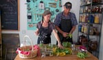 Kirsten and Christopher Shockey ferment basil, along with everything else they can grow, in the test kitchen in their home in Southern Oregon's Applegate Valley.