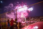 Fourth of July fireworks, Portland, Oregon, Tuesday, July 4, 2017.